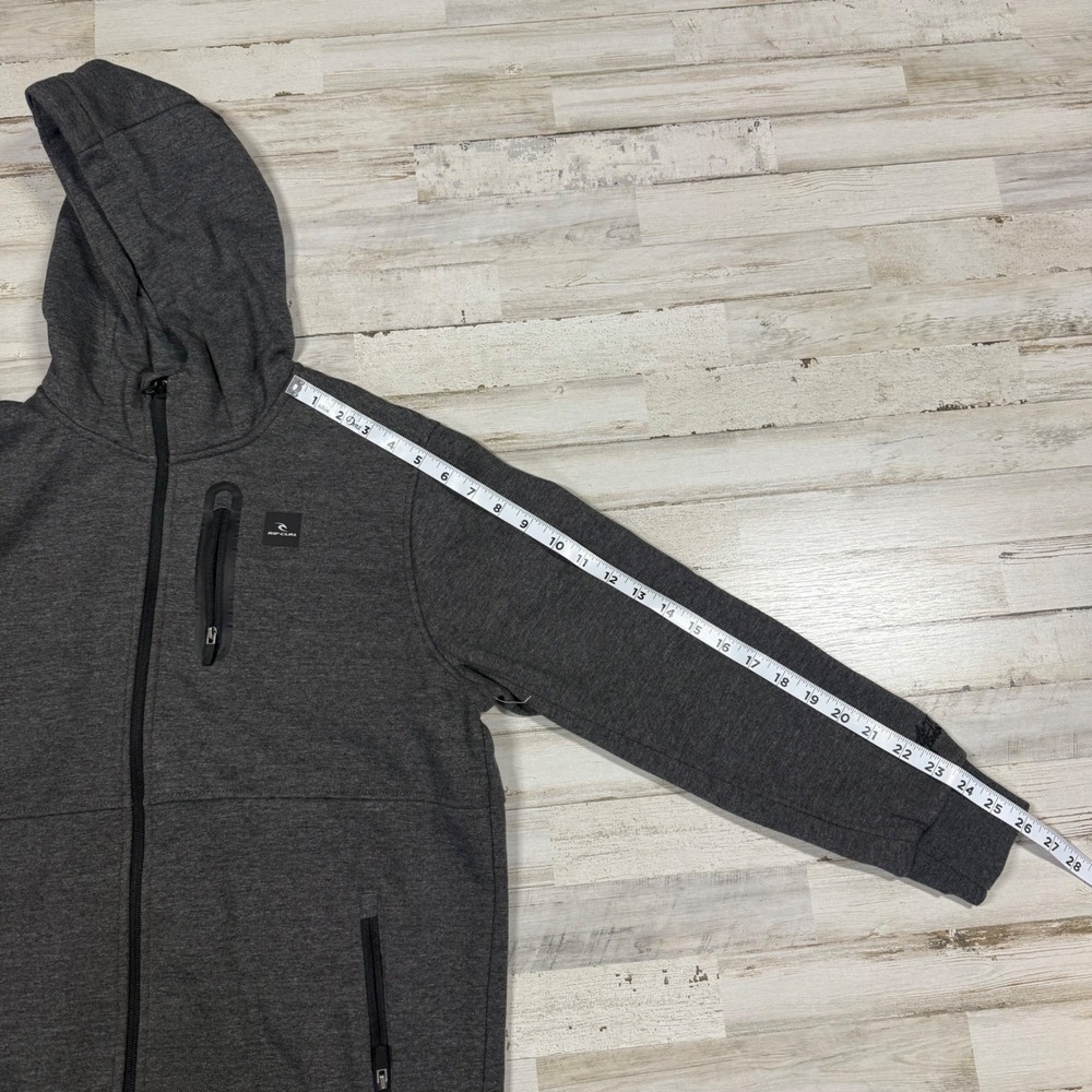 NWOT Rip Curl Departed Anti Series Fleece Hoodie Jacket‎ Dark Gray Size 16 XL - Picture 11 of 11